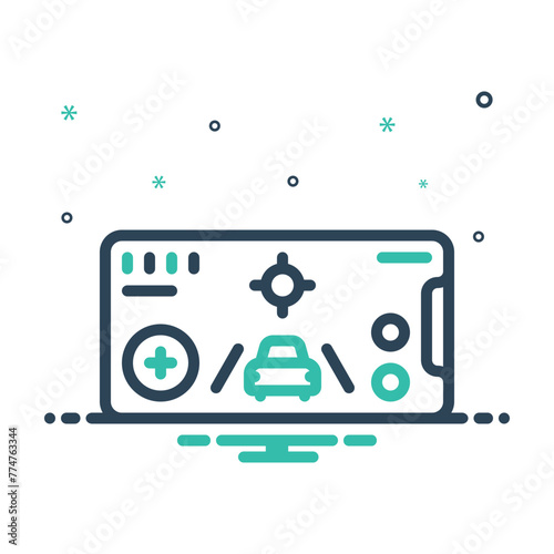 Mix icon for mobile game