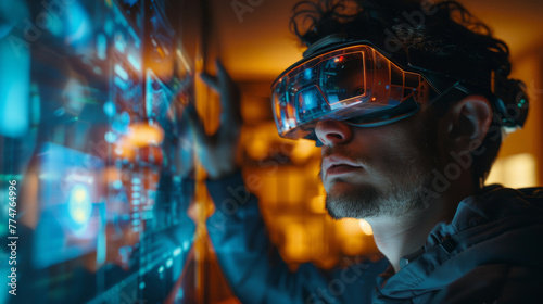 Augmented Reality, Designers are utilizing augmented reality glasses to interact with and modify a complex process model