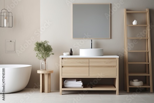 Zen-Inspired Minimalist Bathroom Ideas  Simple Vanity and Clean Lines Elegance