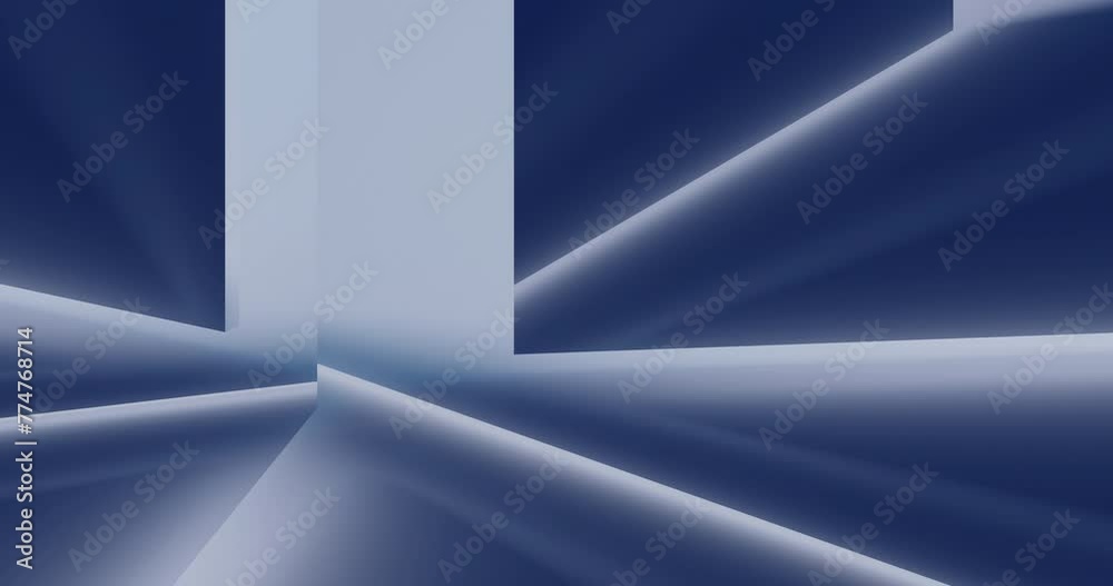 Light beams and shadows moving in abstract room Light beams and shadows moving in abstract room