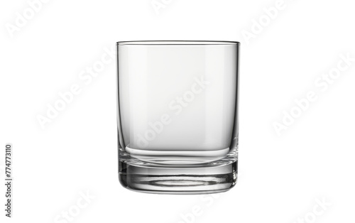 Wallpaper Mural A single glass of water glistens on a stark white background Torontodigital.ca