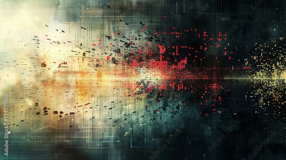 Cybernetic symphony, a generative masterpiece in binary