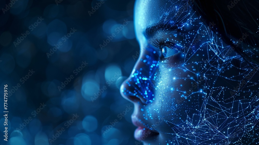 Code in cobalt, binary beauty crafted by AI Code in cobalt, binary beauty crafted by AI