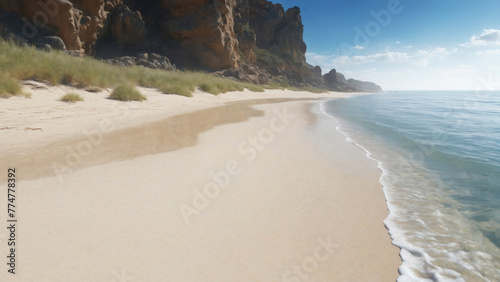 summer beach ocean background © magann