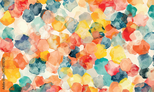watercolor abstrect colorful background