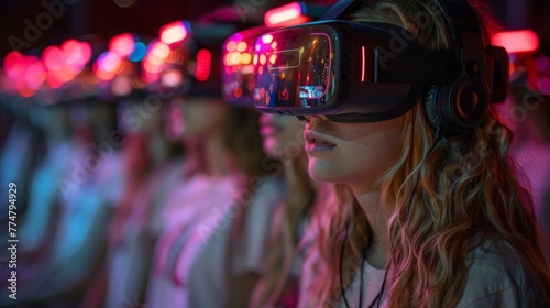Embark on exhilarating virtual journeys, as teenagers delve into immersive experiences, pushing the boundaries of tech and gaming. 