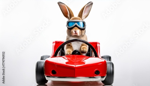  rabbits in a car