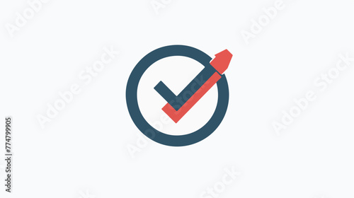 Check setting glyph flat vector icon flat vector isolated