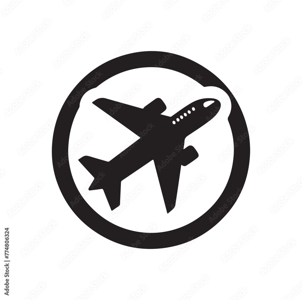 Plane icon vector illustration Plane icon vector illustration