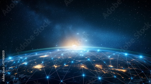 Global Digital Cyber, Technology Network Communications Network