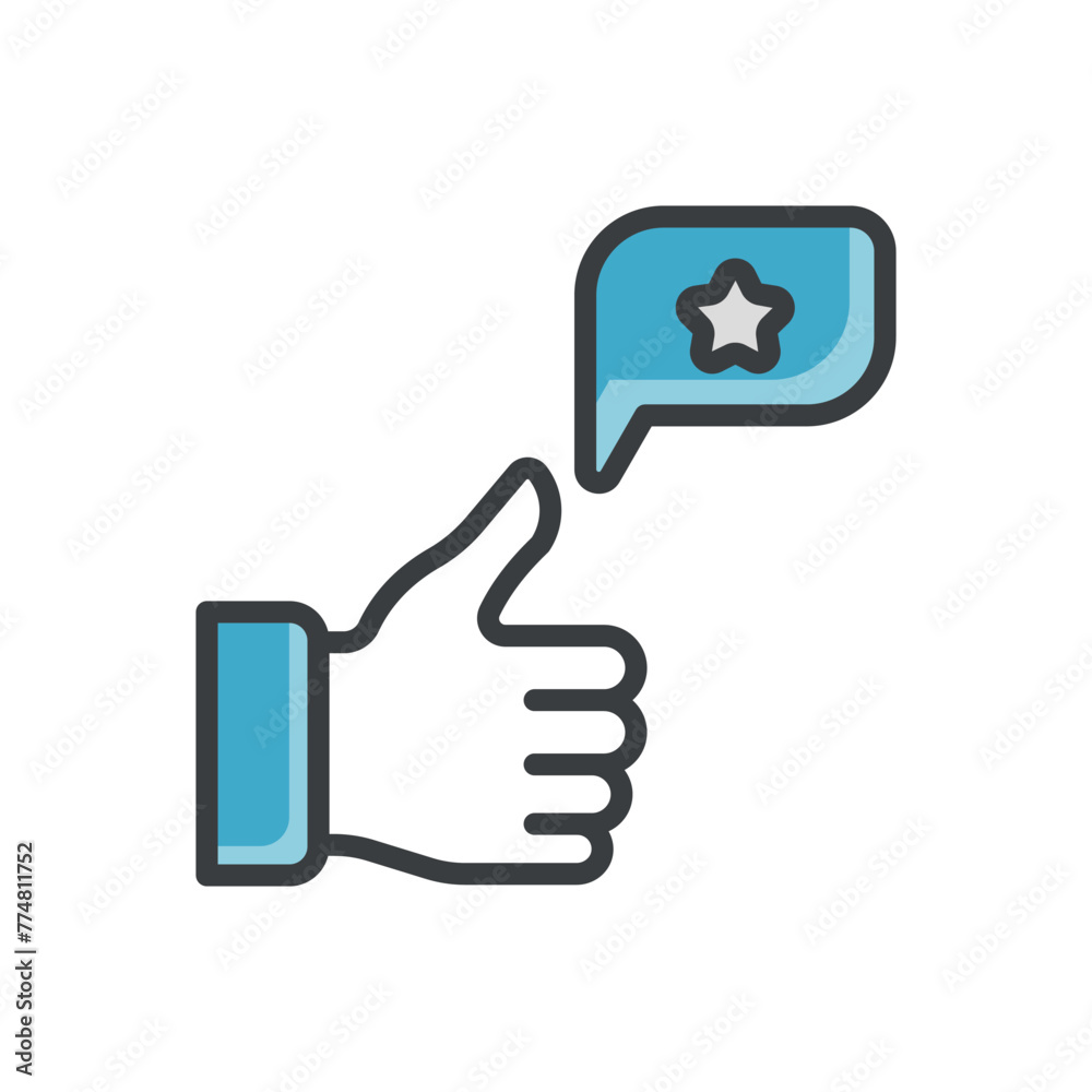 Positive Interaction vector icon Positive Interaction vector icon