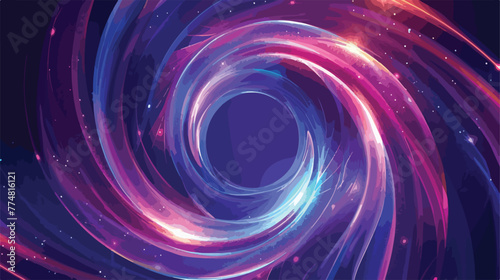 Mesmerizing abstract blue purple colorful spectrum