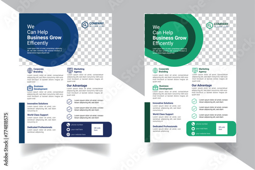 MODERN PROFESSIONAL CORPORATE FLYER DESIGN TEMPLATE
