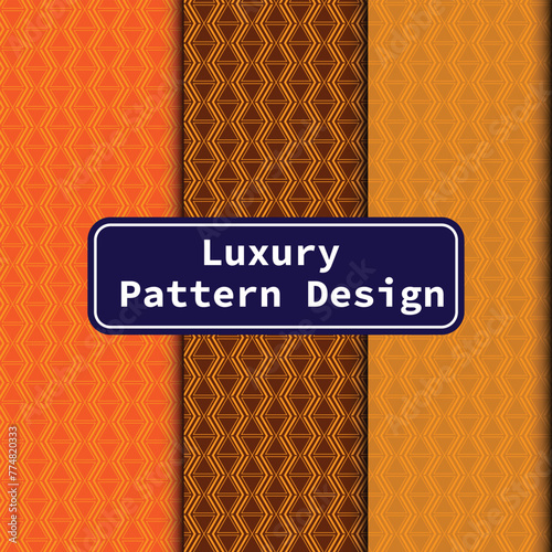 Abstract pattern set in a minimalist design
