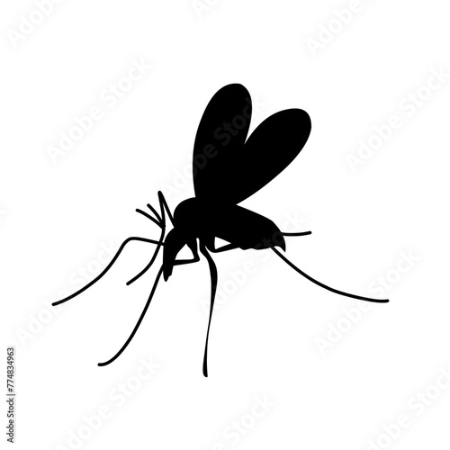 Mosquito silhouette