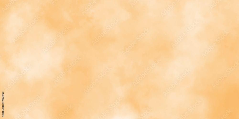 Soft orenge watercolor background for your design,Abstract orange watercolor illustration banner, wallpaper,textures backgrounds or wallpaper,decorate luxury wall floor stairs and countertops.	