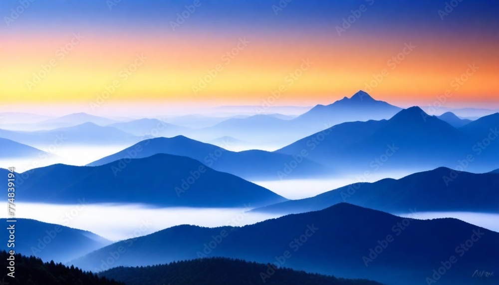 Invigorating-Morning-Sunrise-Over-A-Misty-Mountain (2)