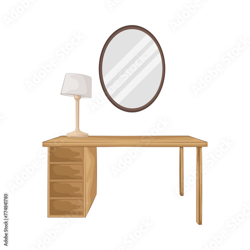 Illustration of dressing table 