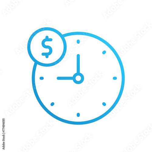 Overtime vector icon