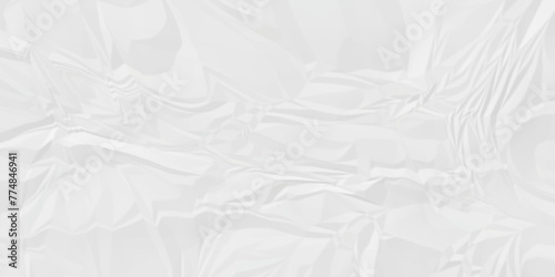 	
White wrinkly backdrop paper background. panorama grunge wrinkly paper texture background, crumpled pattern texture. paper crumpled texture. white fabric crushed textured crumpled.