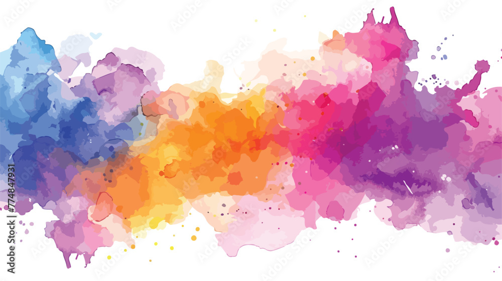 Abstract beautiful Colorful watercolor painting background