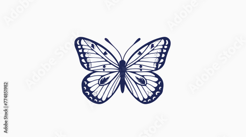 Butterfly icon. Element of butterfly icon for mobile 