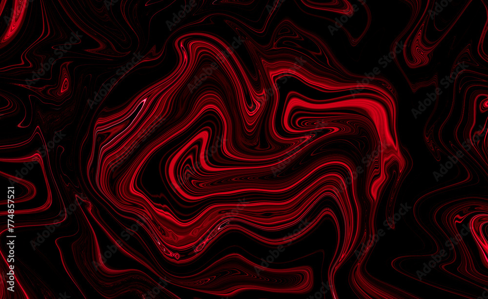 Black red marble oil ink liquid swirl texture for do ceramic counter dark abstract light background tile marble natural for interior decoration and outside.
