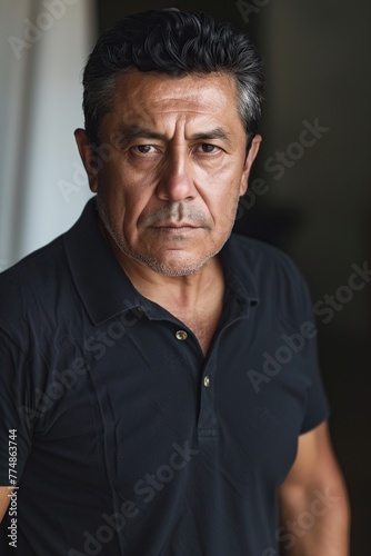 Close Up of Person Wearing Black Shirt © Jorge Ferreiro
