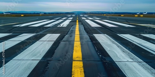 runway in airport