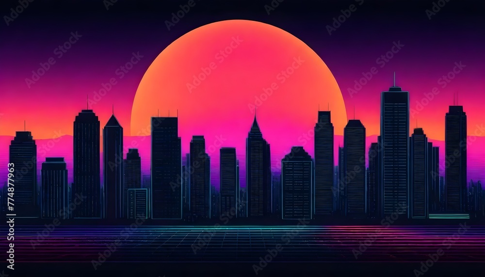 cityscape and moon (63)