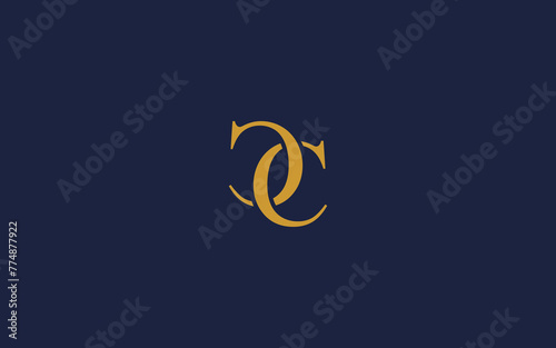 Tableau sur toile letter cc logo icon design vector design template inspiration