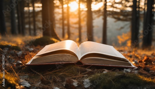 book in the forest nature books in beautiful hd wallpaper
