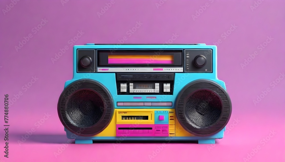 classic audio tape player (8) - obrazy, fototapety, plakaty 