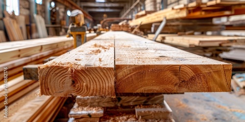 Wooden Fence Workshop: Sawmill operations for cutting and sizing timber.