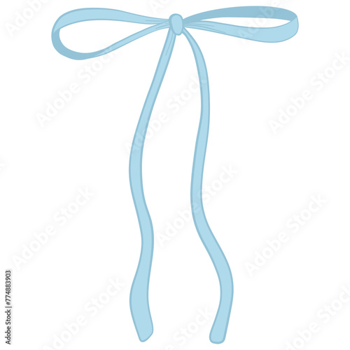 Ribbon bow illustration
