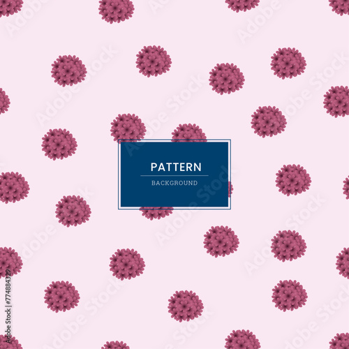 Floral abstract seamless patterns. Vector design for different surfaces.
