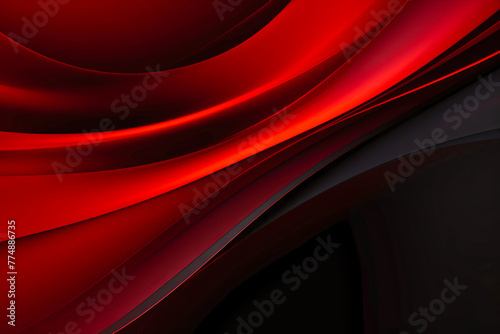 Abstract Red and Black Art Light Pattern