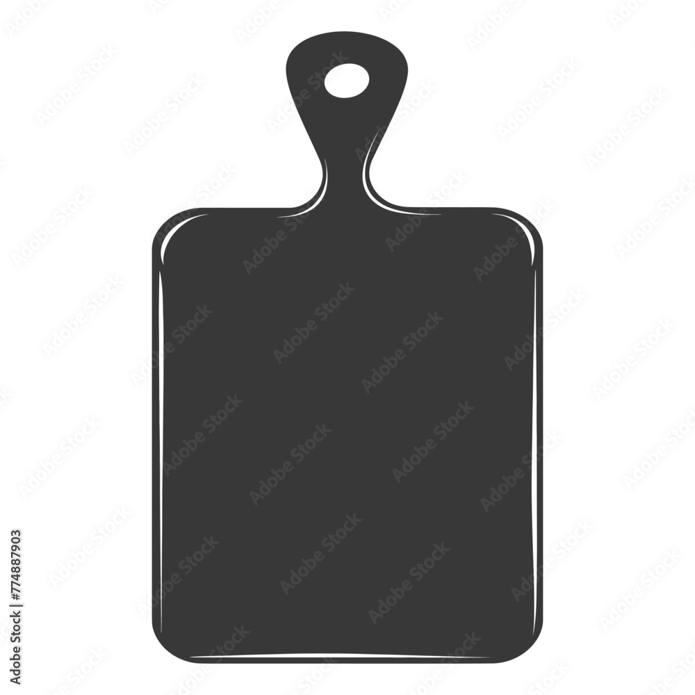 Silhouette Cutting Board Cooking Tool black color only Silhouette Cutting Board Cooking Tool black color only