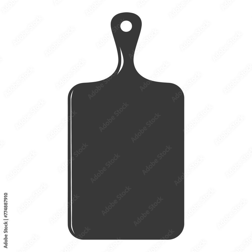 Silhouette Cutting Board Cooking Tool black color only