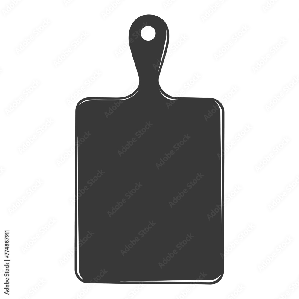 Silhouette Cutting Board Cooking Tool black color only Silhouette Cutting Board Cooking Tool black color only