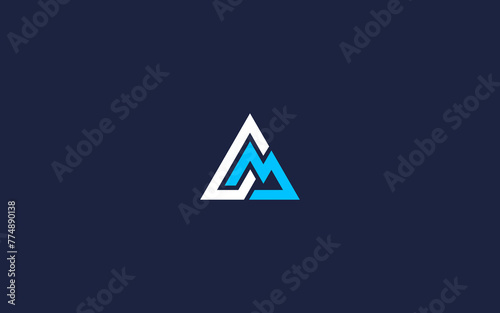 Free Download letter cm with mountain logo icon design vector design template inspiration - GFXLoad