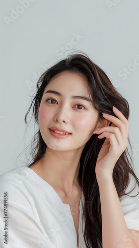 Generative AI
Cosmetic model Beautiful woman
portrait of a girl woman face Dramatised Pictorials photo