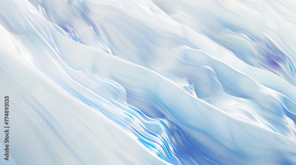 Obraz premium Coastal Calm: Wavy layers of serenity inspired by the tranquil allure of the coast.