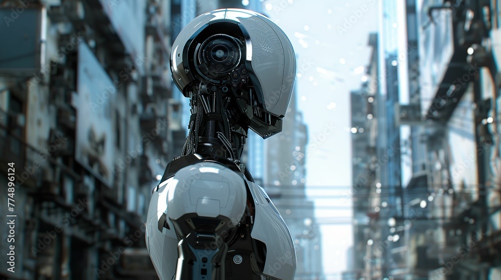 Omniscient Robot Metallic Omniscient Robot Metallic