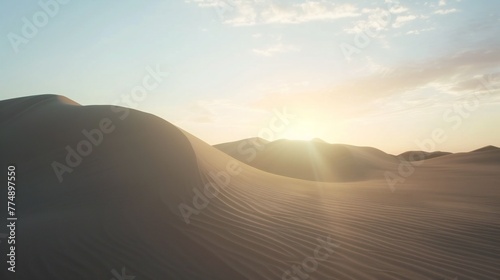 Desert Dreams  Minimalist desert vistas inspire serene contemplation and quiet reflection.