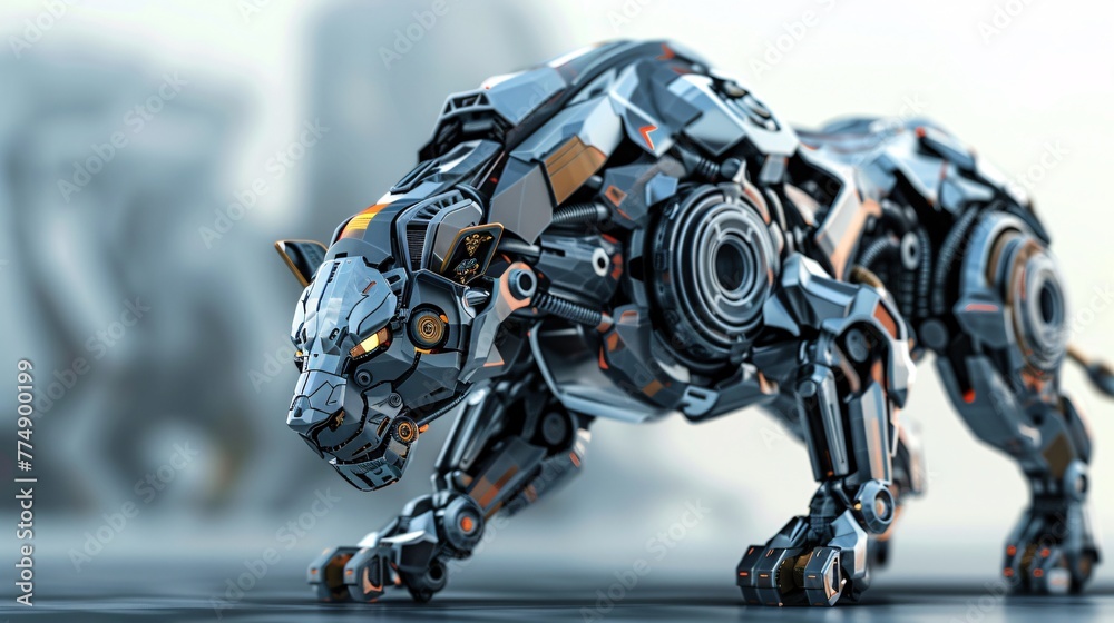 robot lion robot lion
