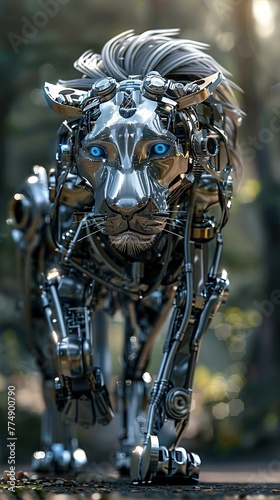 robot lion 