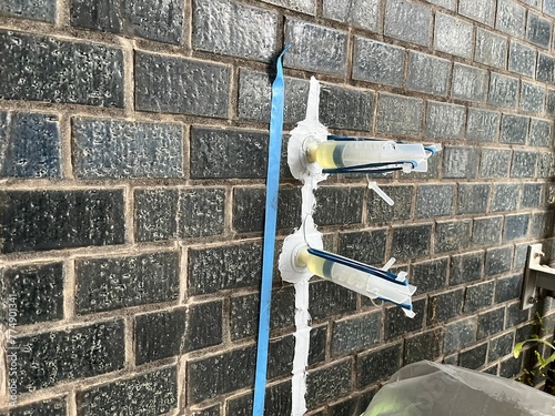 タイルひび割れエポキシ樹脂注入