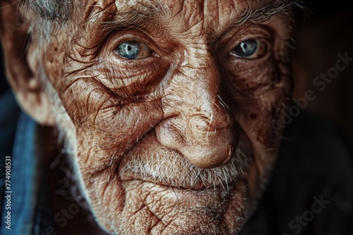 The Gaze of Experience: Portrait of an Elderly Man