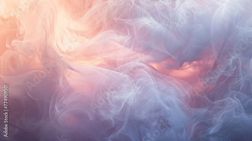 Ethereal clouds of mist swirling in a mysterious and enchanting dance.